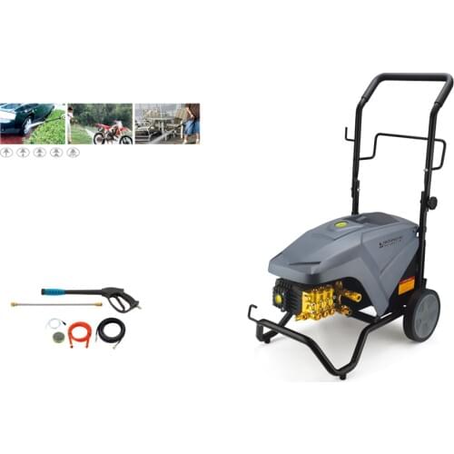 BN803 all copper washing plunger pump car wash machine 2.2KW electric High Pressure Washer With 220V 50Hz 100bar 14LPM