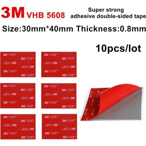 30mmX40mm 3M VHB brand 5608 Tape acrylic,Foam Adhesive 3M Acrylic Foam Tape, can sticky to Glass For Car/home/office decoration