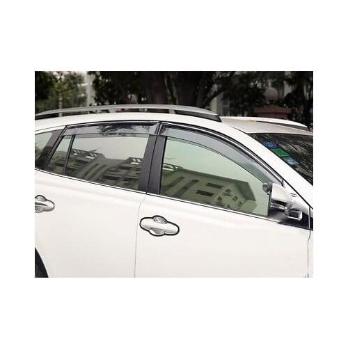 Window Visor Vent Shades Sun Rain Guard 4pcs for Toyota RAV4 XA40 2013-2018