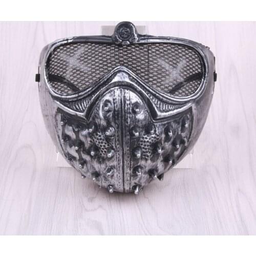 Punk Rivet Watchdog Mask Movie Cosplay Adult Kids Mask Vendetta Hacker Mask Anonymous Killer Mask Halloween Christmas Party Gift