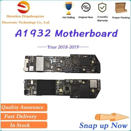 Macbook Air A1932 Motherboard i5 8G 128g 256g 2018 2019 Year Logic Board With Touch ID Fingerprint Button 820-01521 EMC 3184