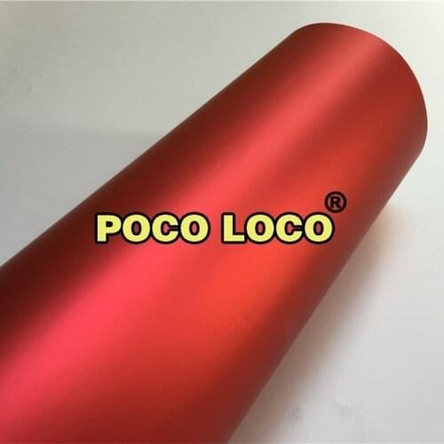 Multiple Colour Red Satin Chrome Matte Metallic Dark Red Vinyl Car Wrap Self Adhesive Cool Entire Car Wrap