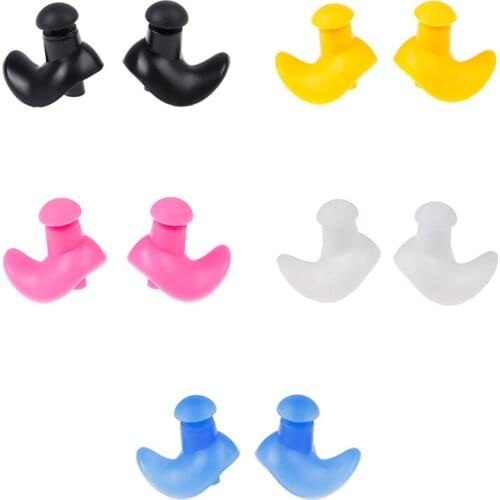 Soft Earplugs Silicone Waterproof Earplug Dust-Proof Ear Environmental Sport Plugs Diving Water Sports Swimming Pool Accessories