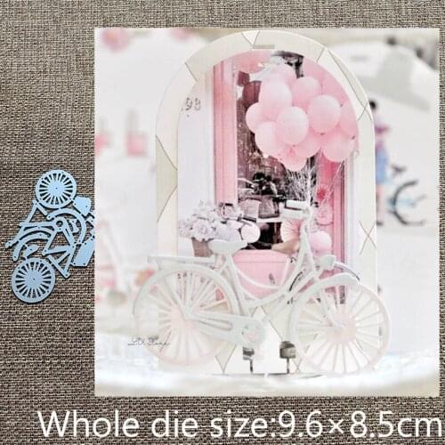 New Design Craft Metal stencil mold Cutting Dies Basket Bicycle decoration scrapbook die cuts Album Paper Card Craft Embossing