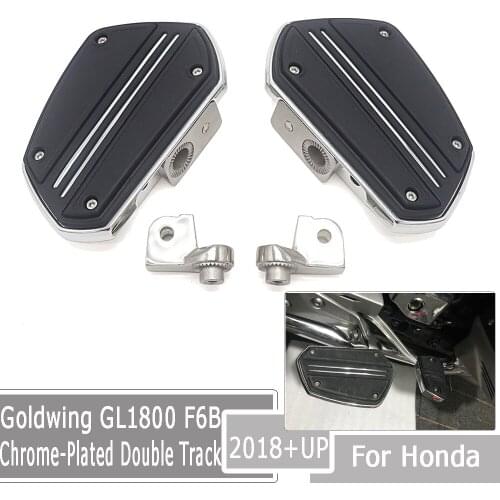 New Motorcycle Chrome-Plated Double Track Floor For Honda Goldwing Tour DCT Airbag 1800 F6B GL1800 2018 2019 2020 2021