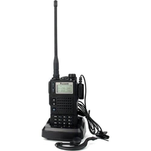 Recent RS-689 Walkie Talkie 10W Transmitter Tri Band 136-174MHz & 350-400MHz & 400-470MHz Protable Interphone