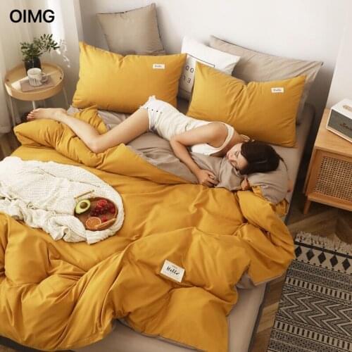 Nordic Simple Bedding Set Adult Duvet Cover Sets Bedclothes Bed Linen Sheet Single Double Queen King size Qulit Covers 240/220