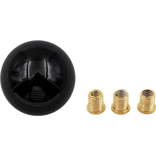 Wholesale Quick delivery Ball Gear Shift Knob Car Gear Stick Shifter Knobs Gear Lever Head for Most MT Cars, Black/White