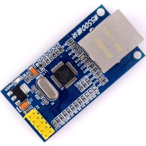 W5500 Ethernet Network Modules TCP/IP 51/STM32 SPI Interface 3.3V 5V I/O MCU USR-ES1 Microcontroller Program Over W5100