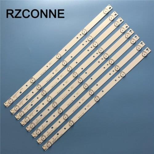 479mm 8pcs LED Strip For PHILIPS 50'' JS-D-JP5020-A51EC B51EC D50-F2000 LED50FHDS