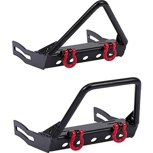 High-quality Metal RC Rock Crawler Car Front Bumper for 1/10 RC Crawler Axial SCX10 Traxxas TRX4 D90 CC01 Car Accessories