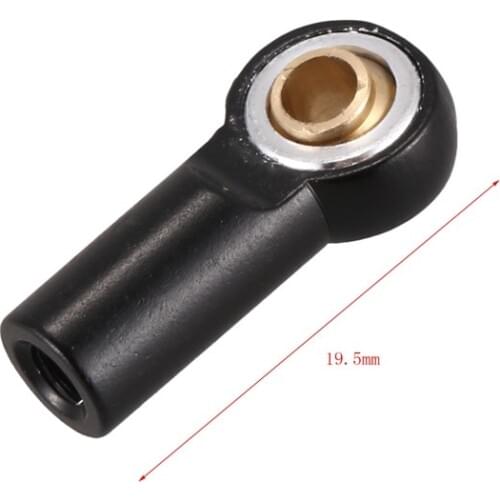 10Pcs Metal M3 Link Tie Rod End Ball Joint for 1/10 RC Car Crawler AXIAL SCX10 D90 D110 Tamiya CC01