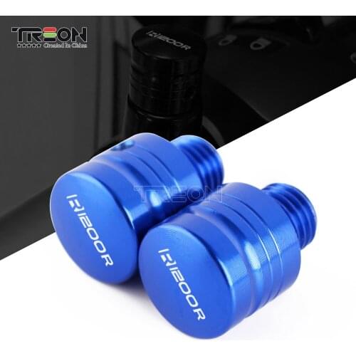 2Pcs M10X1.5 Rear Mirror Hole Cover Motorcycle Cnc Aluminum Mirror Hole Plug Screw for Bmw R1200R R 1200 R 2006-2018