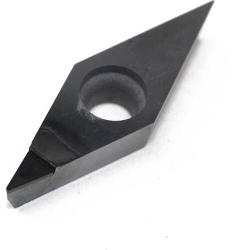 2PCS VBGT160402 PCD carbide insert CNC lathe tool no coating External Turning Tool