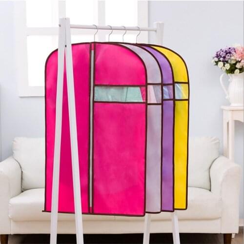 210D Oxford Cloth Hanging Clothes Dust Cover Non-woven Suit Cover Storage Bag Dust Bag Dust Cover Household Storage Products