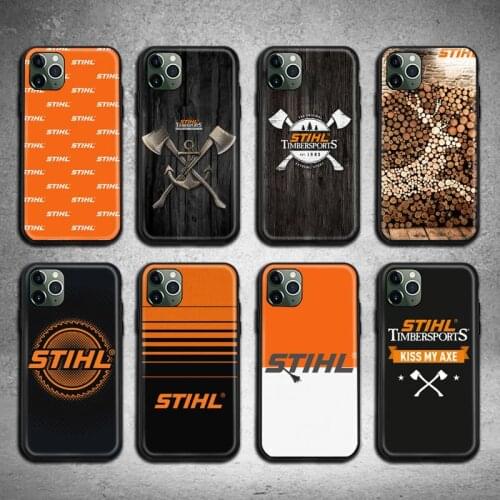 Stihl Timbersports Phone Case for iphone 12 pro max mini 11 pro XS MAX 8 7 6 6S Plus X 5S SE 2020 XR case