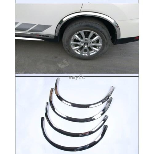 Car Wheel Eyebrow Trim Rubbing Bumper strip Decorative stickers For Nissan X-Trail X Trail T32 2014-2019 2020 Accessories