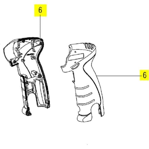Shell For METABO PowerGripLi PowerMaxxLi 343394200