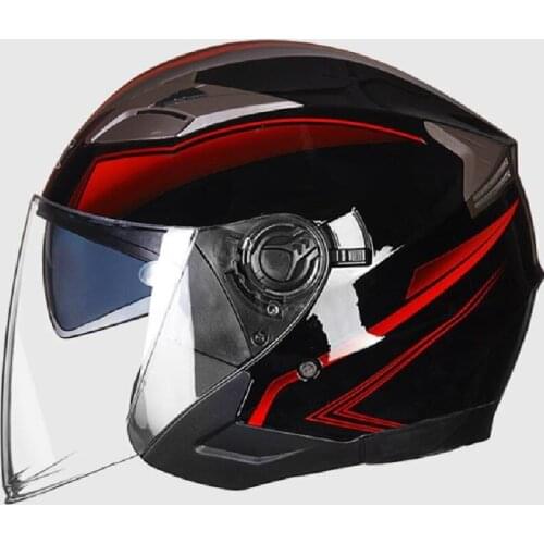 Cool Men Motorcycle Helmet Retro Moto Helmet Half Face Helmet Motorcycle Racing Off Road Helmet Casco Moto Capacete Casque