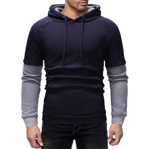 Mens Hooded Hoodie Outwear Fit Casual Slim Jumper Loose Pullover 2019 New Fashion