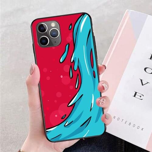 Water Elemental soft TPU border phone case for iphone 11PRO 11PROMAX 11 X XS XR XSMAX 6 plus 7 7plus 8 8plus cover