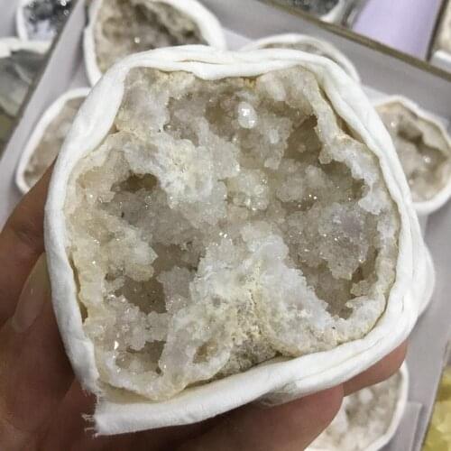 Natural Raw White Quartz Crystal Clusters Rough Agate Mineral Specimens Cluster For Gift Box Set