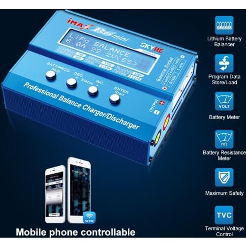 Original SKYRC IMAX B6 mini 60W Balance Charger Discharger for RC Helicopter nimh nicd Aircraft Intelligent Battery Charger