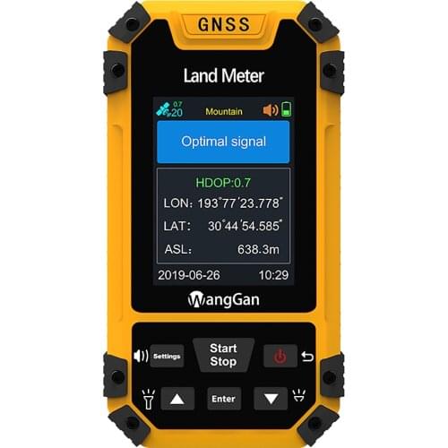 Land Meter S4 Color Screen GPS Land Meter Surveying Machine Professional GNSS Receiver Area Measurement Land Measure Meter