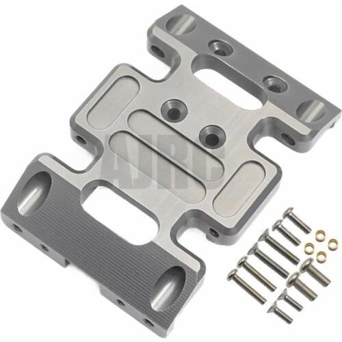 Aluminum Alloy Chassis Center Skid Plate with Screw Replacement Accessory Fit for Axial SCX10 1/10 RC Crawler Car Parts
