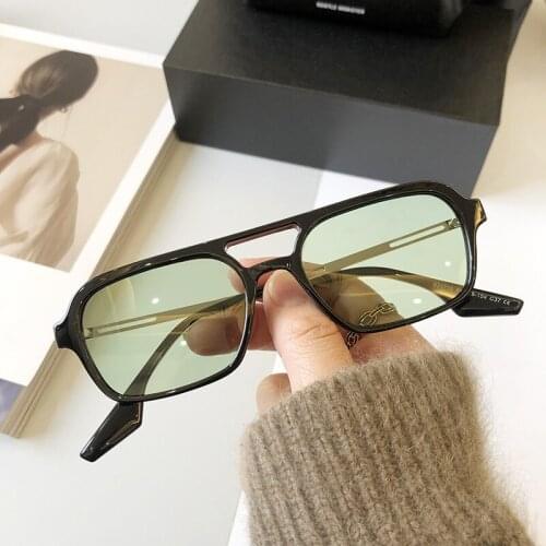 Black Green Shades Womens Polarized Sunglasses Men Luxury Rectangle Sun glasses Women Driving Glasses Unisex zonnebril dames