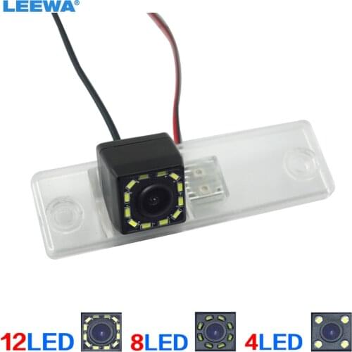 LEEWA HD Special Car Backup Rear View Camera With 4LED/8LED/12LED For Toyota Prado 2010 Reverse Parking Camera #1933