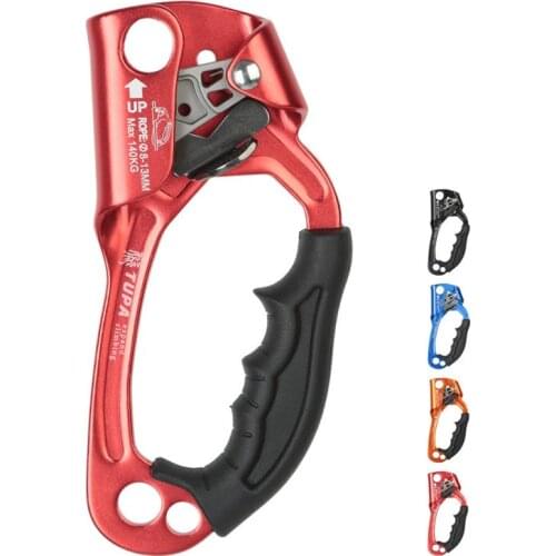 Climbing Lock Right Hand Riser Hand Type Rope Climbing Device Climbing Climber Caving Outdoor SRT Climbing Equipment Carabiner