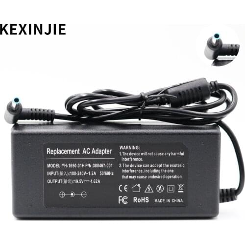 19.5V 4.62A Laptop Dc Car Adapter Charger for HP Envy 17-j106tx Pavilion 15 15-e029TX TPN-Q117 Q118 Q131 90W Power Adapter
