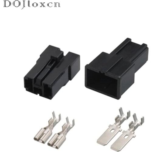 1-50 Kits 2 Pin For Toyota Map Sensor Male Female Auto Large Current Connector Battery Speaker Wiring Plug DJ7026-7.8-11/21