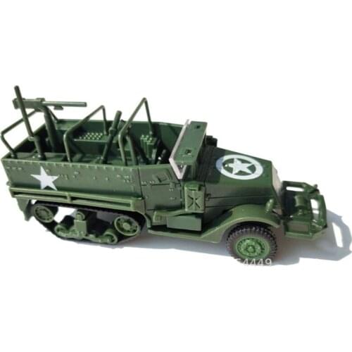 1/72 M3 Half Track Armored Vehicle 4D Assembly Military Model Children Toy Kids Christmas Birthday Gift