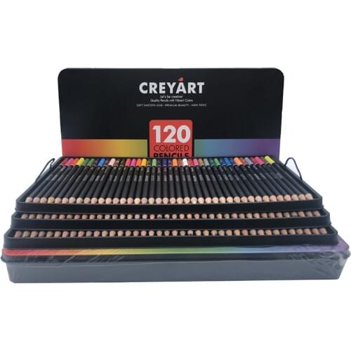 120 Colored Pencil Fine Art Lapis de cor 72 cores Profissional Colored Pencils 72 Lapis Artist Crayons Sketch Pencils Wholesale