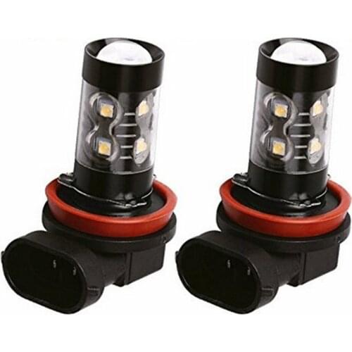 2Pcs H16 Automotive LED Fog Lights 50W High-power Anti-fog Lights For Replacement Of Letter Headlights And Fog Lights Etc