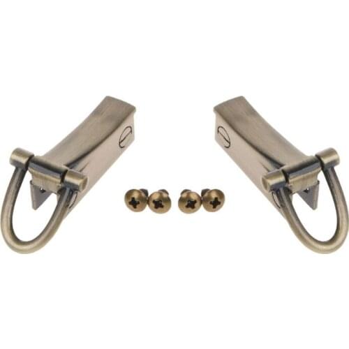 2 Side Metal Clip Hardware Clasp Accessory for DIY Purse Making Handbag Shoulder Crossbody Bags E56C