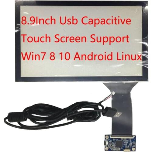 8.9inch USB Touch Screen 10fingers Touch Support Win7 8 10 Raspberry Pi Linux Android