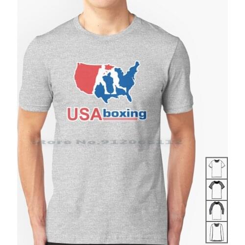 Usa Boxing T Shirt 100% Cotton Boxing Wrestling Karate Kung Fu Usa Parody Popnerd Culture