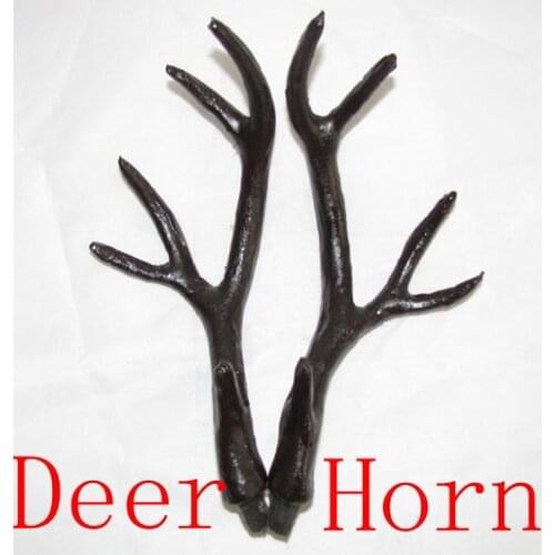 Free shipping 17cm deer horn for head and property