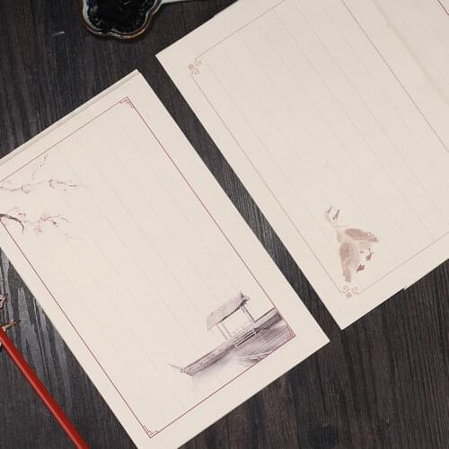 Colorful Batik Calligraphy Paper Letterheads 20pcs Half Ripe Xuan Paper Retro Brush Pen Calligraphy Special Paper Xuan Zhi