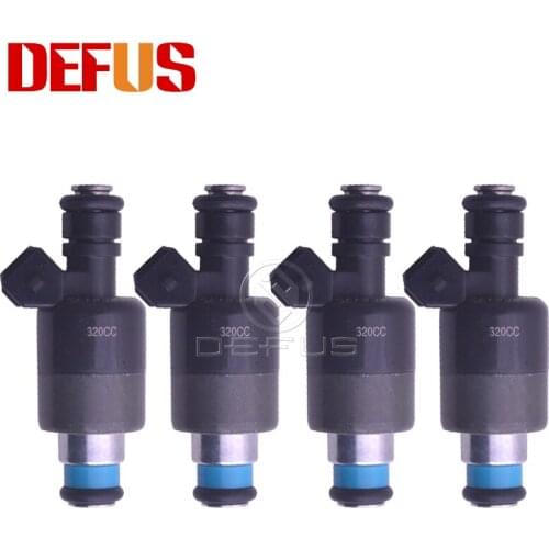 DEFUS 4PCS OEM 8170866110 Fuel Injector For ISUZU IMPULSE 1.6L1991 - 1992 FJ559 17089116 Nozzle Injection Values
