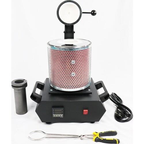 Electric Jewelry Melting Furnace 1KG/2KG/3KG, Aluminum, Copper, Gold, Lead, Silver, Induction Melting Oven Furnace