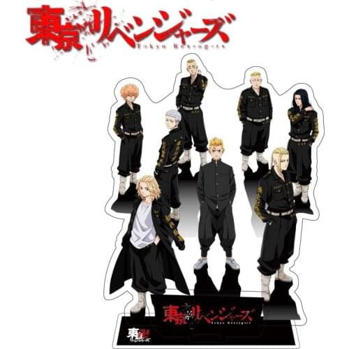 Anime Tokyo Revengers Figure Acrylic Stand Model Toy Manjiro Ken Takemichi Hinata Atsushi Standing Sign Collection Cosplay Props