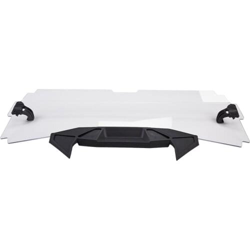UTV Windscreen with Clamp PC Half Windshield Windscreen with Clamp for Polaris RZR PRO XP 4 2020 2021