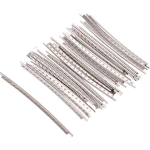 N58B 24 piece Fingerboard Metal Wire For Electric Guitar White Copper Stainless Steel 2.4Mm Guitar Repair Material Accessories