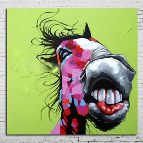 Wall decor oil painting modern oil painting on canvas abstract painting donkey art modern paintings AN-104