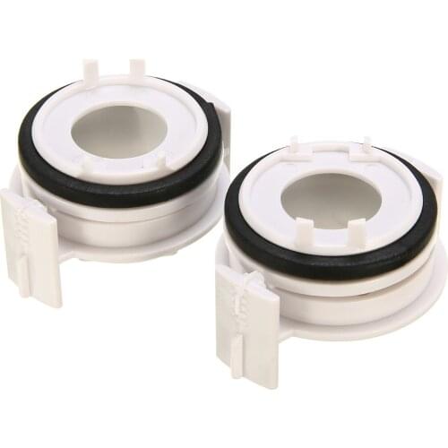 1 Pair White H7 Light Bulb Base HID Bulbs Adapters Holders For BMW E46 3 Series 1999-2006 HID H7 Adapter