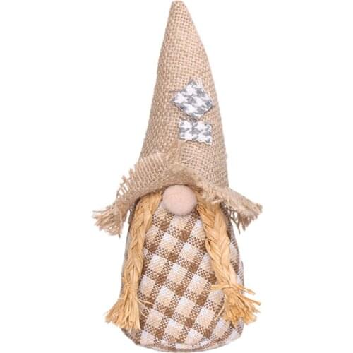 Autumn Harvest Festival Farmer Faceless Doll THANKSGIVING Decorations Ornaments Halloween Party Home DIY Decoration